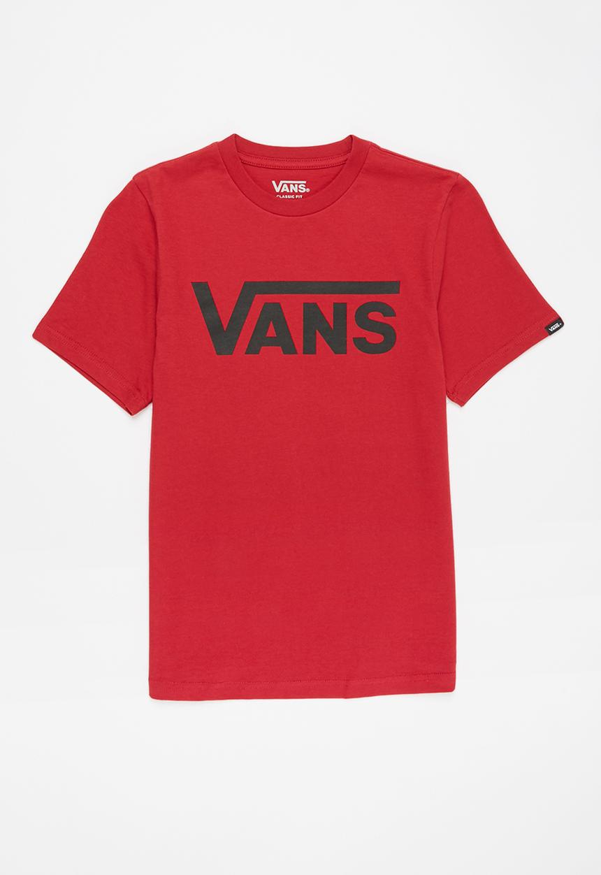 Vans - Classic boys short sleeve t-shirt - chili pepper/black