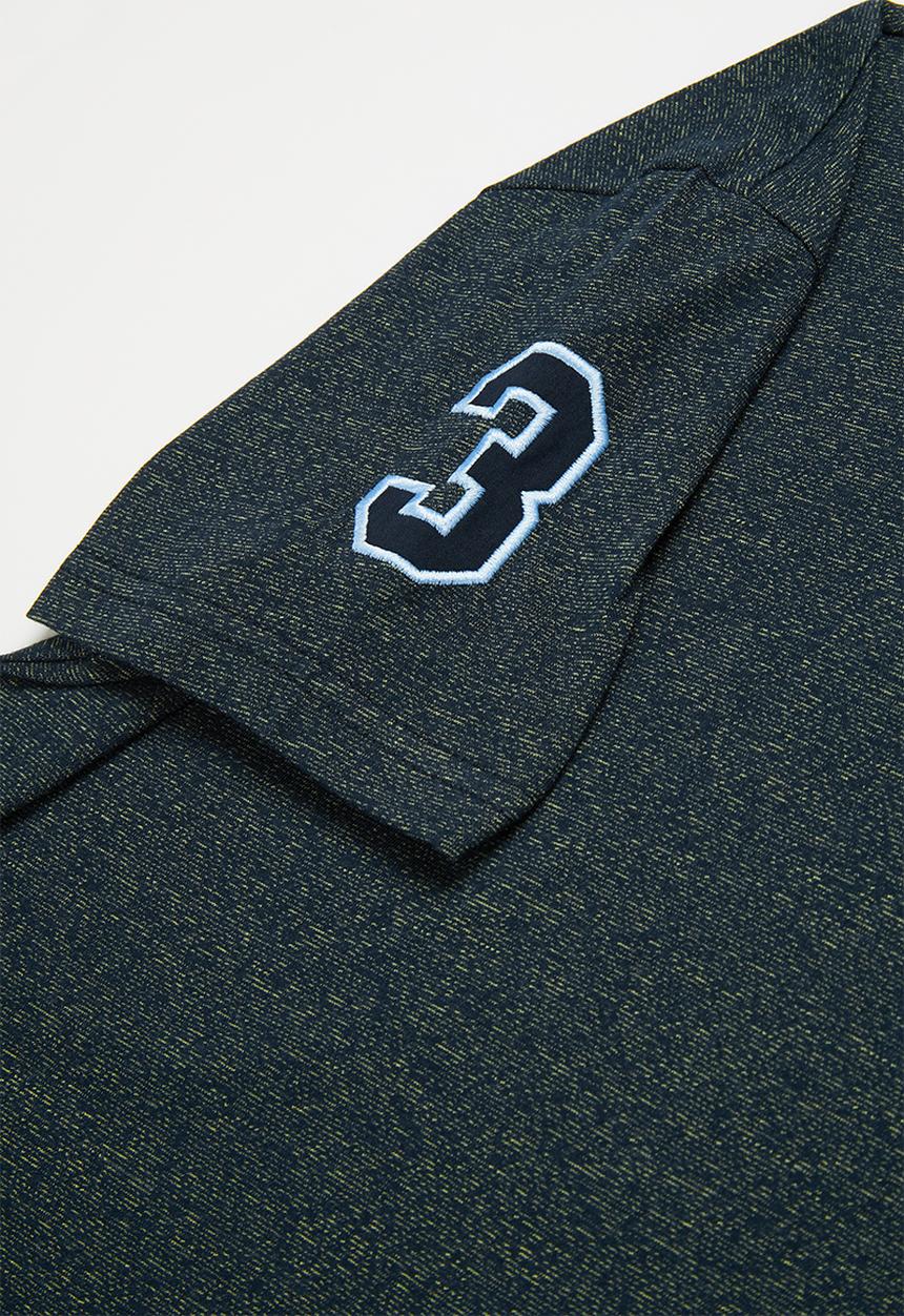 POLO - Boys pjc hawke space dye tee - navy