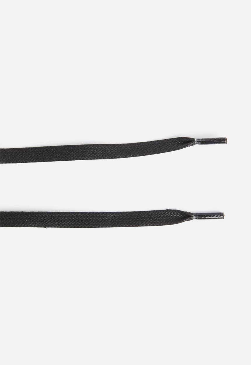 Binder - Waxed shoe laces 80cm - black