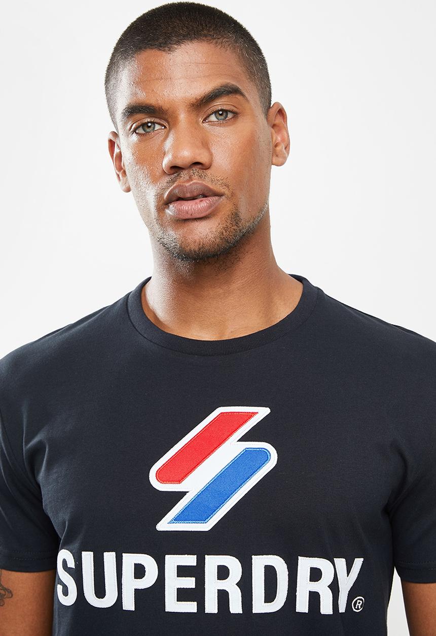 Superdry. - Sportstyle classic tee - deep navy