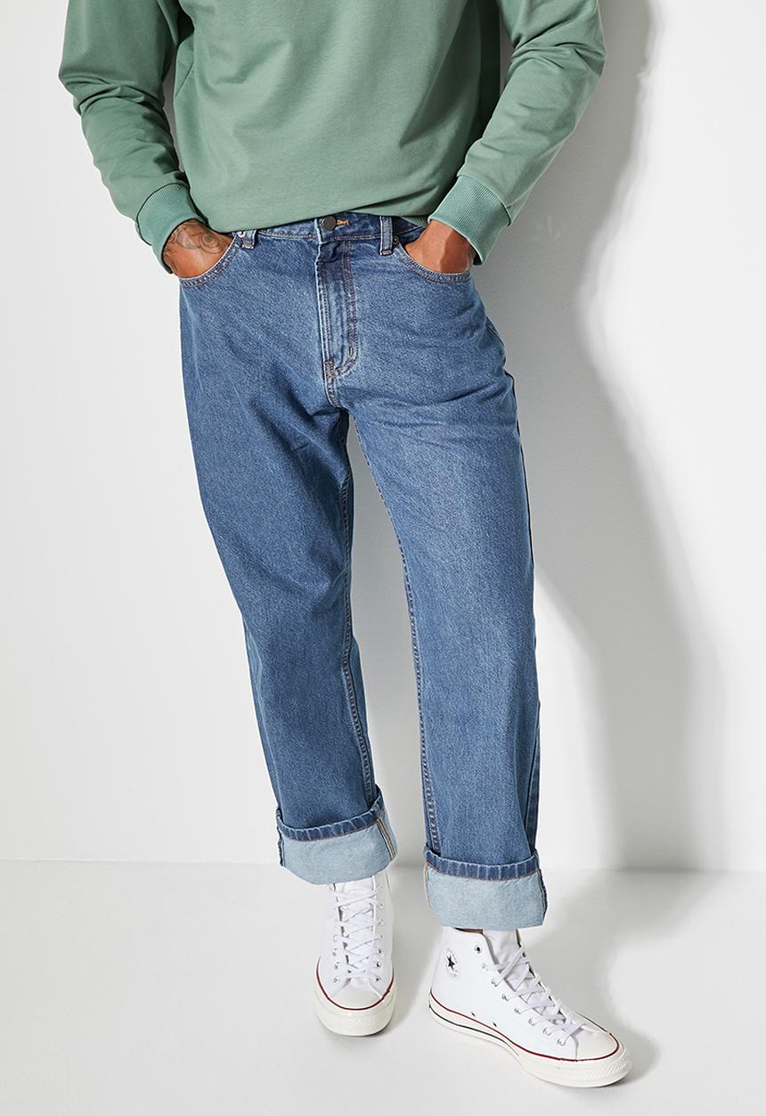 Superbalist - Axel loose tapered jeans - blue