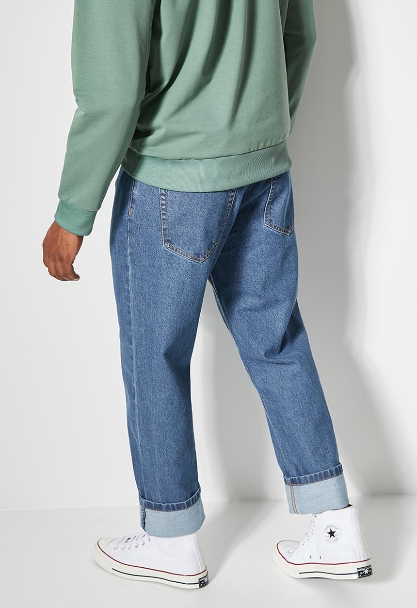 Superbalist - Axel loose tapered jeans - blue