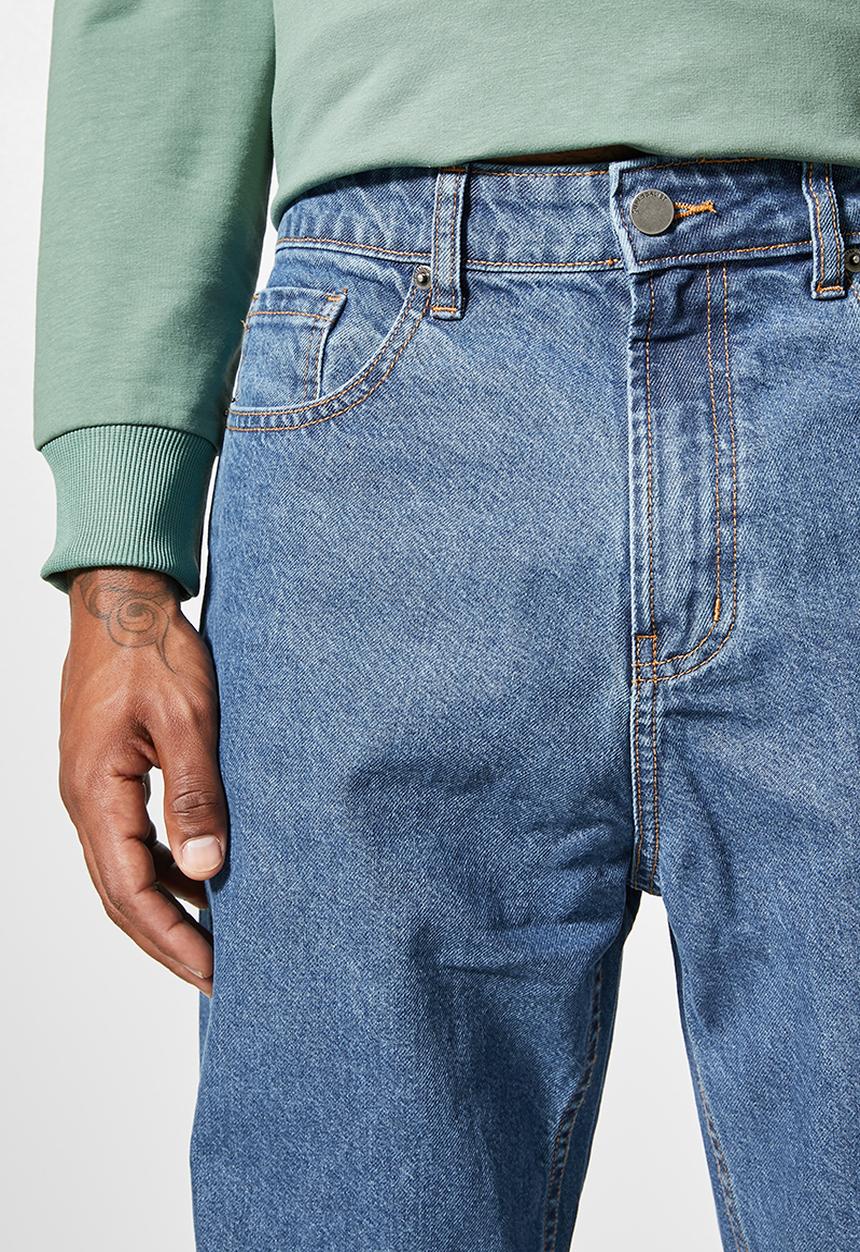 Superbalist - Axel loose tapered jeans - blue