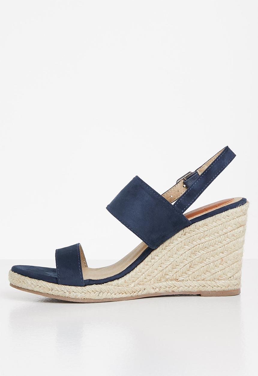 edit - Shelby espadrille wedge - navy