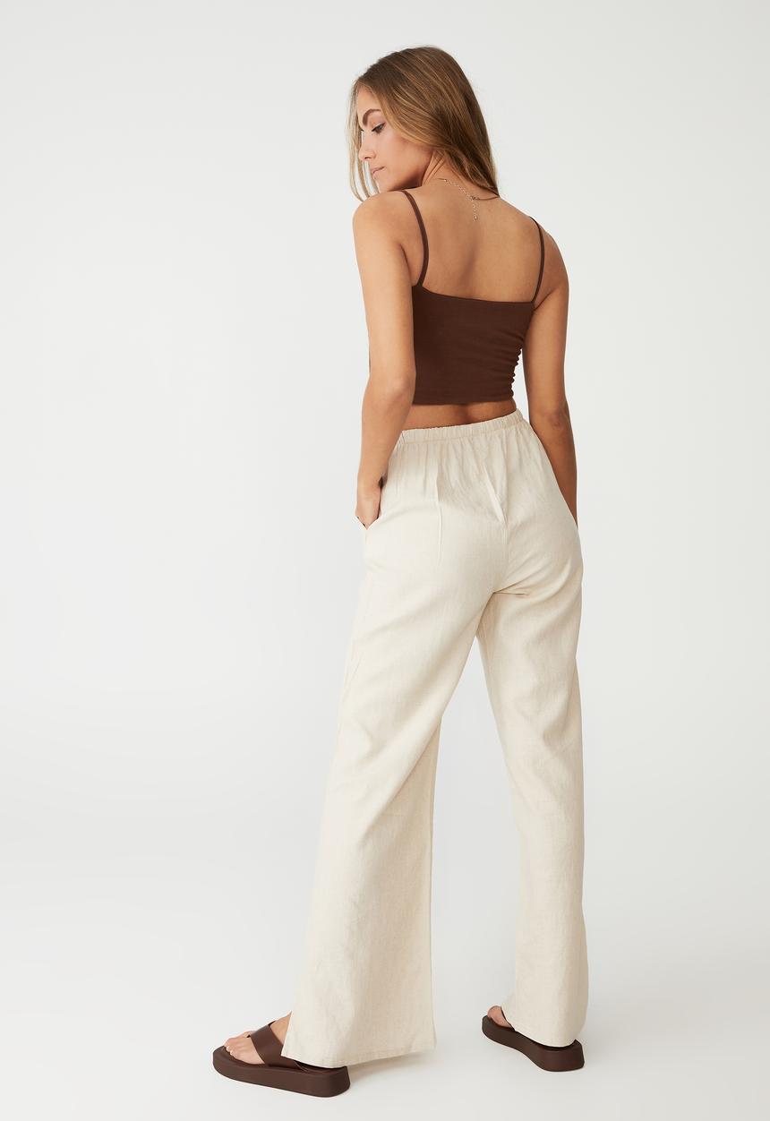 Cotton On - Getaway pull on pant - neutral