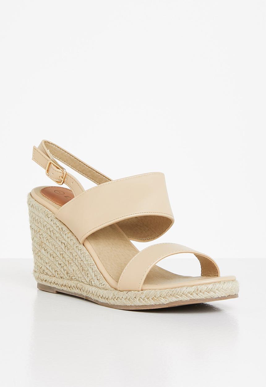 edit - Shelby espadrille wedge - natural