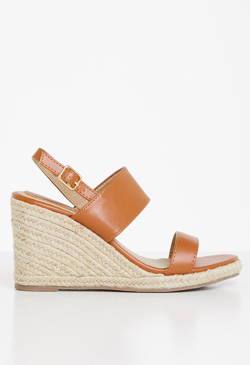 edit - Shelby espadrille wedge - tan