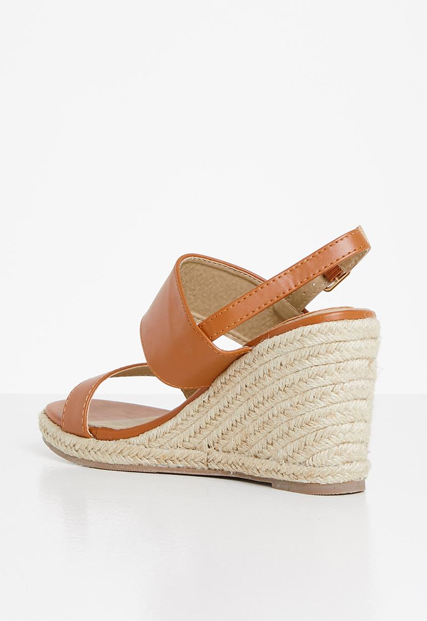 edit - Shelby espadrille wedge - tan
