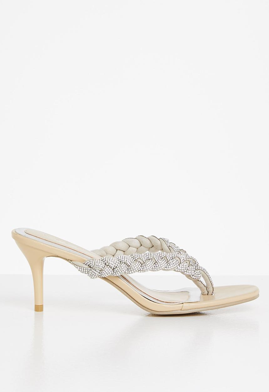 MILLA - Gigi embellished mule - natural