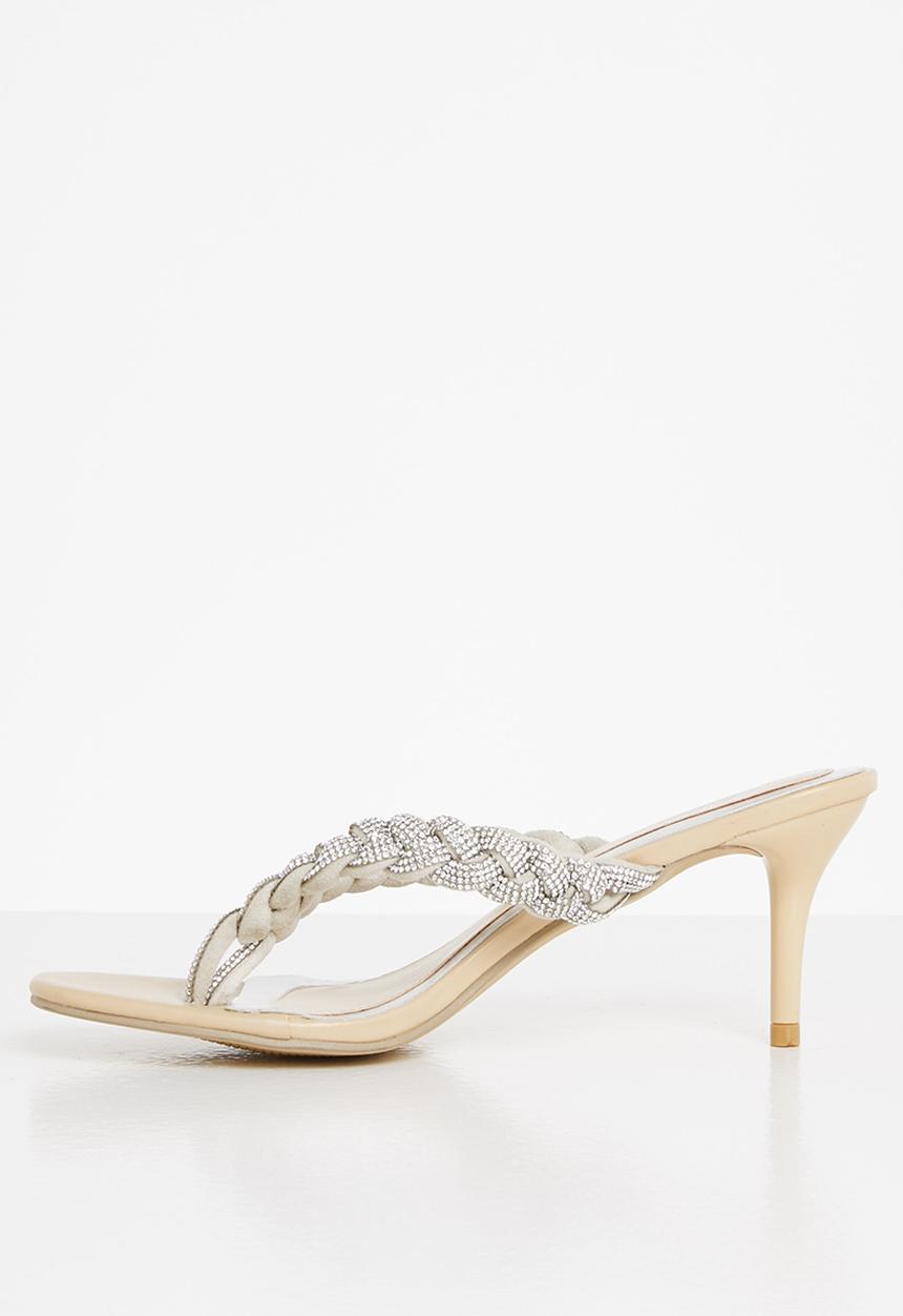 MILLA - Gigi embellished mule - natural