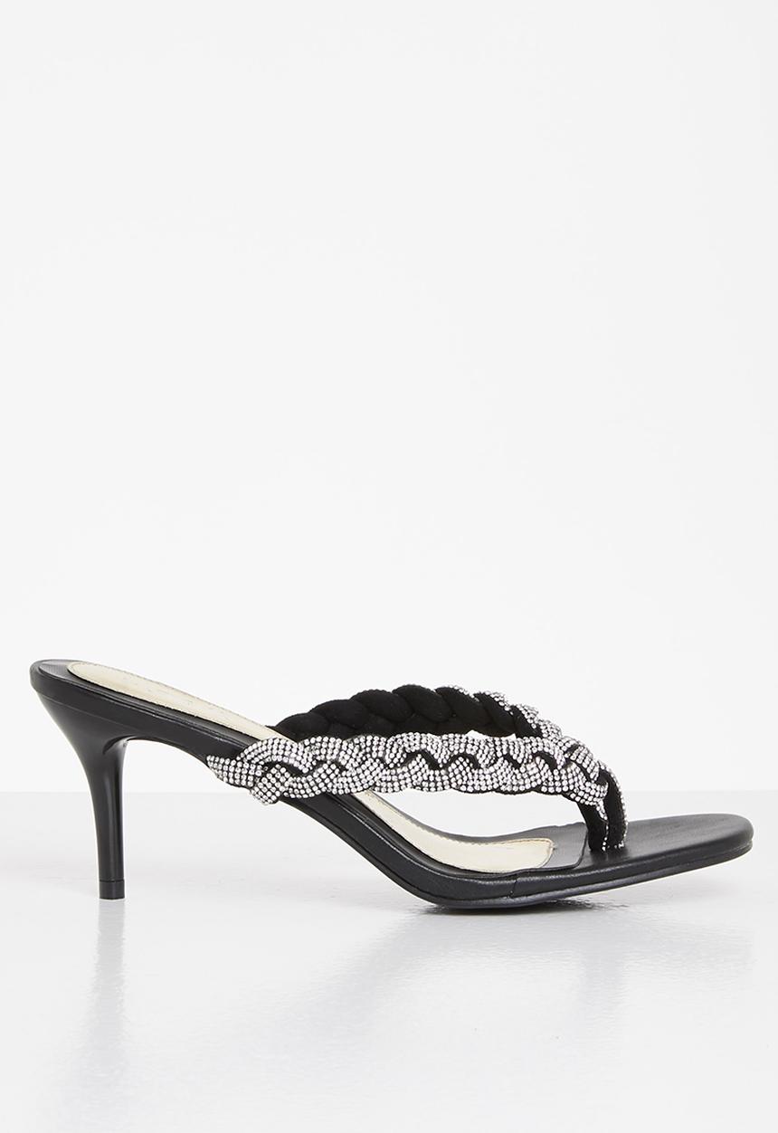 MILLA - Gigi embellished mule - black