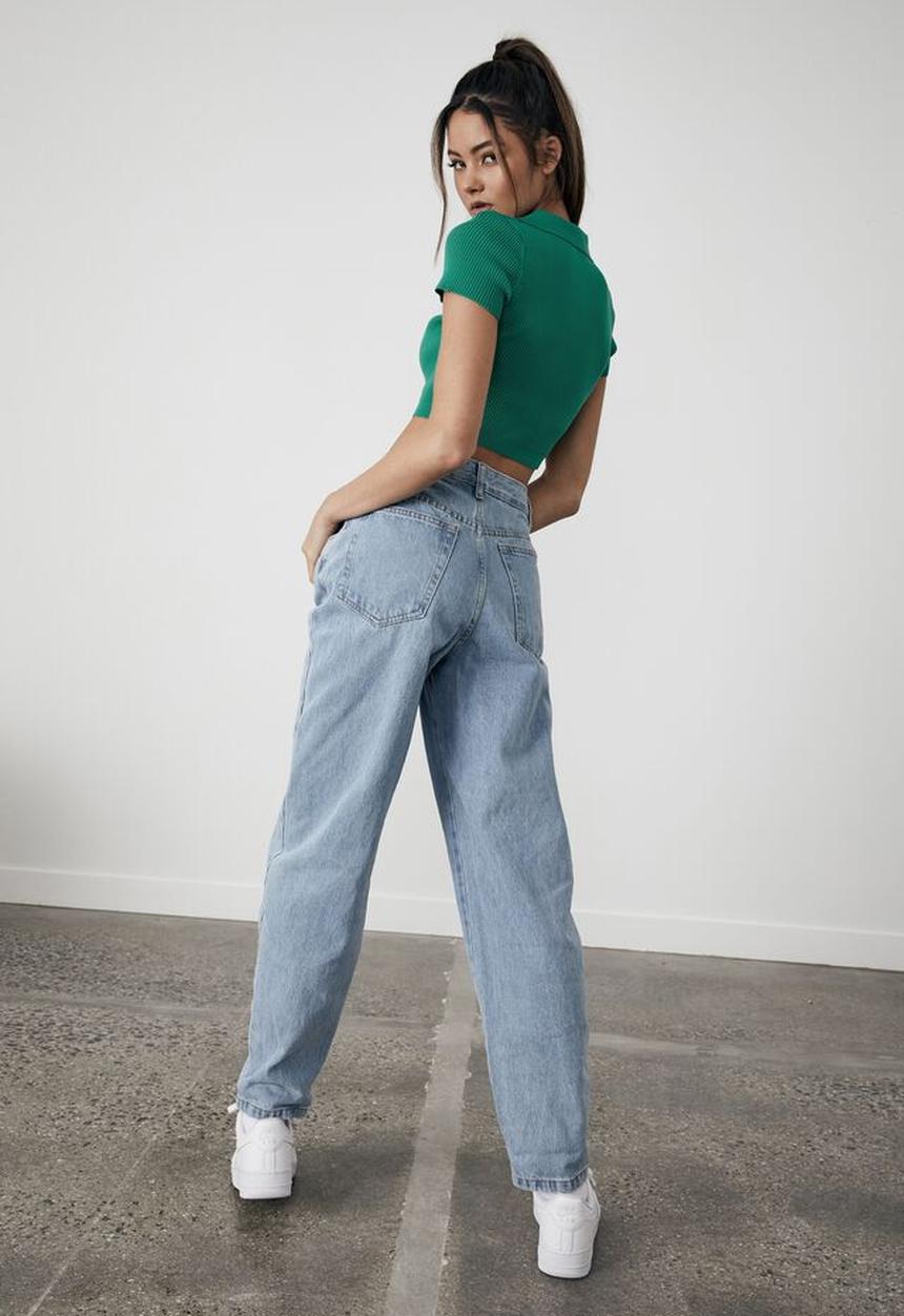 Factorie - Ultra crop short sleeve top - clover green