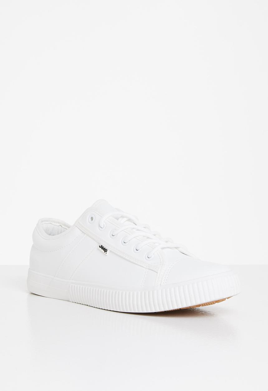 JEEP - Peg fashion sneaker - white