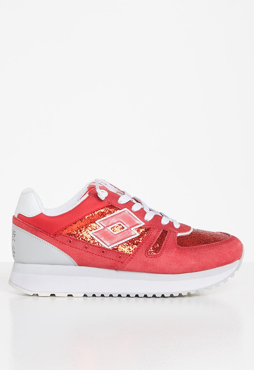 lotto - Tokyo wedge - red jui/wht 