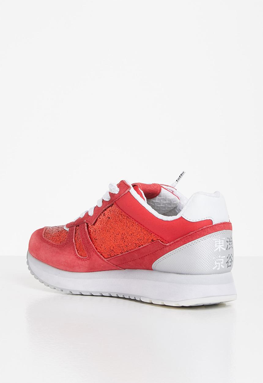 lotto - Tokyo wedge - red jui/wht 