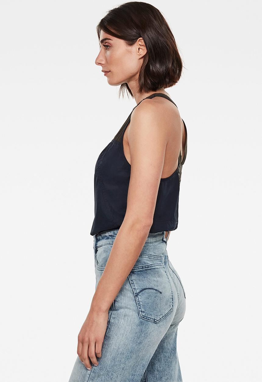 G-STAR - Utility strap top sleeveless - mazarine blue