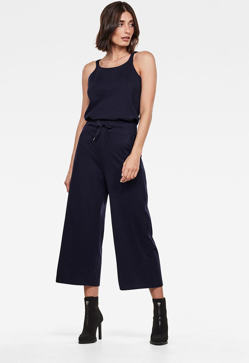 G-STAR - Utility strap sleeveless jumpsuit - sartho blue
