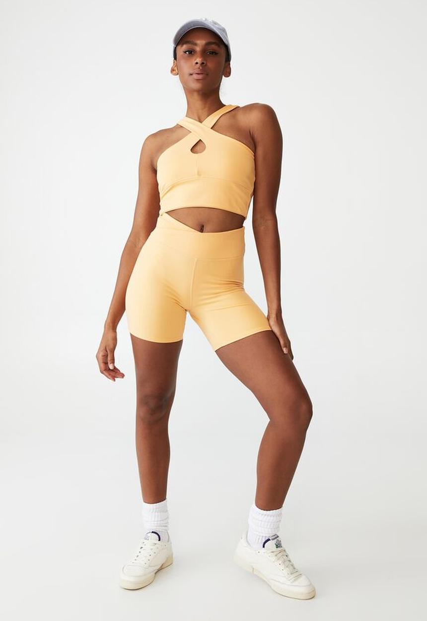 Cotton On - Ultra soft movement bike short - apricot ice