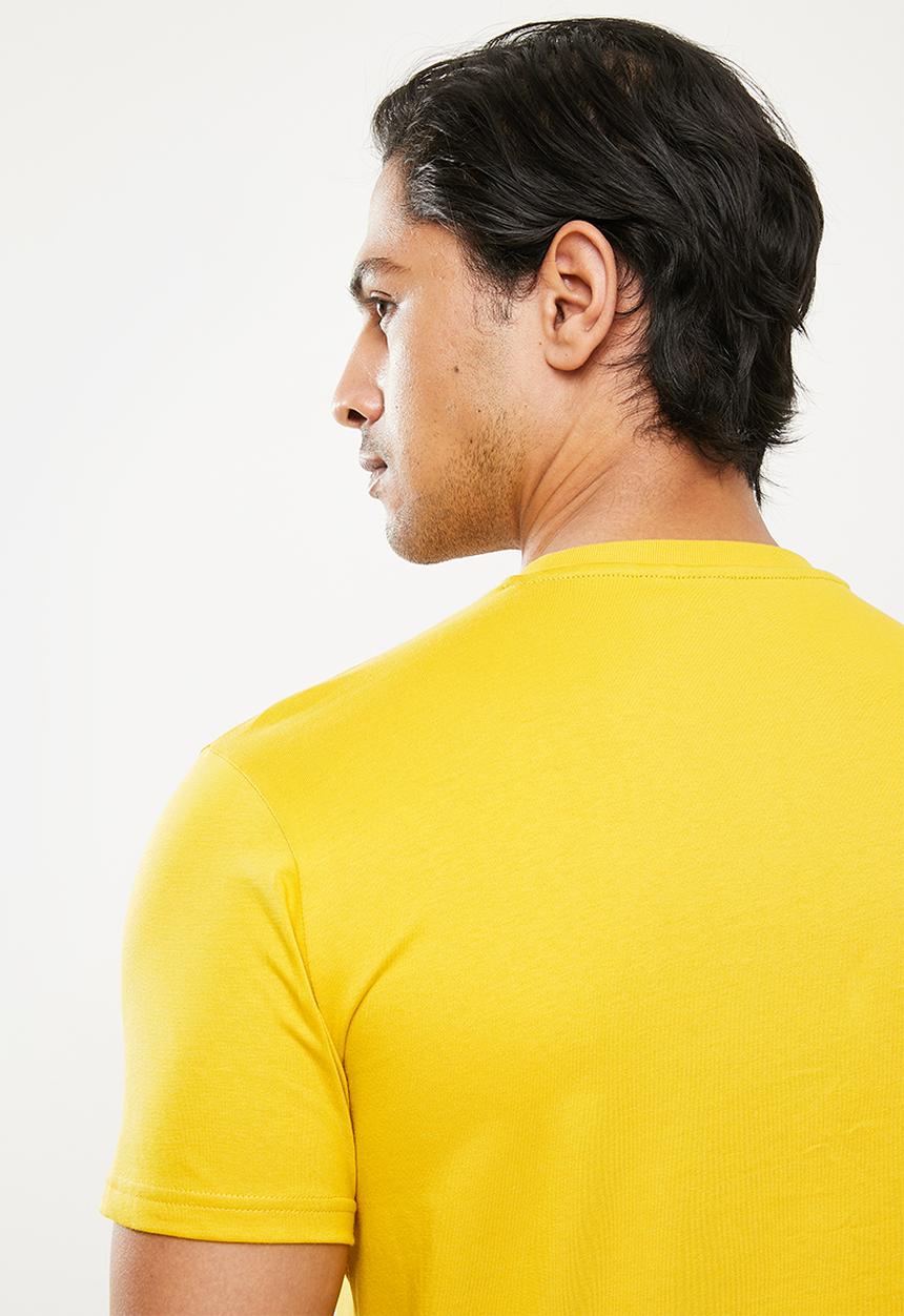 POLO - Cory crest tee - mustard
