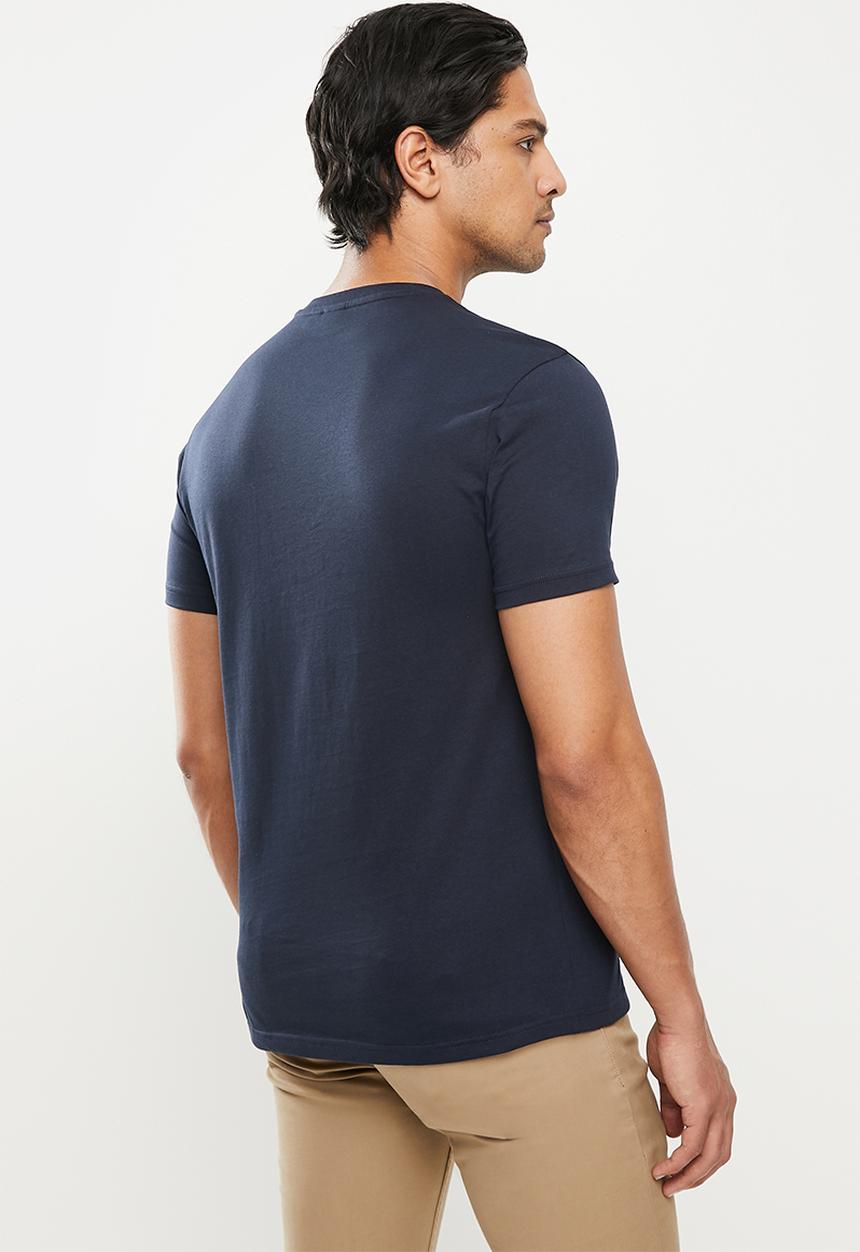 POLO - Robert crest badge ss tee - navy