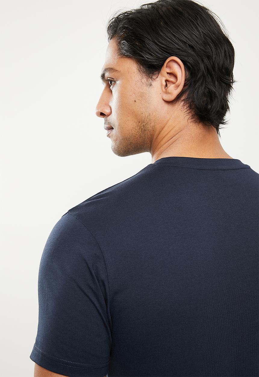 POLO - Robert crest badge ss tee - navy