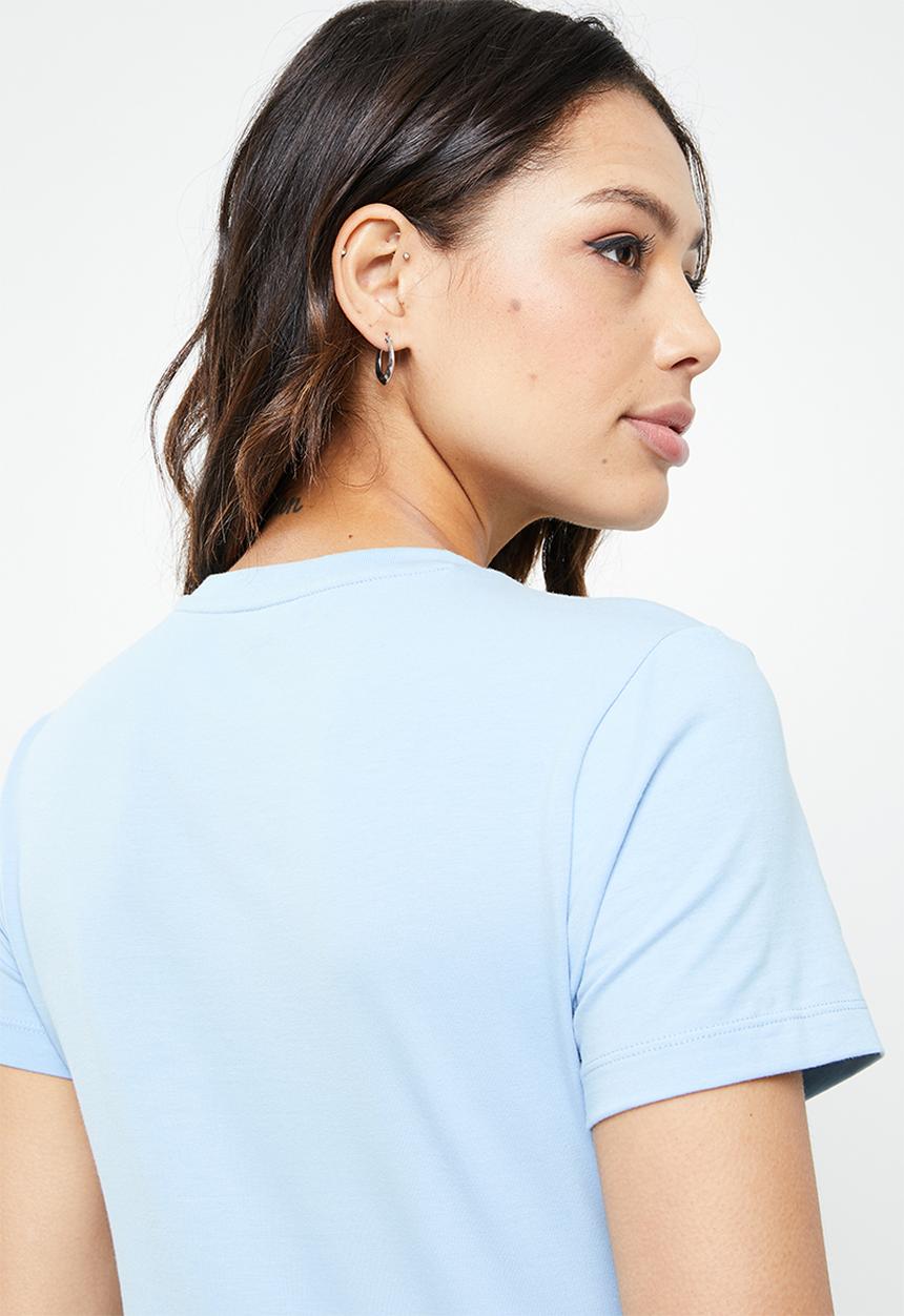 POLO - Allie short sleeve pony stretch T-shirt - light blue