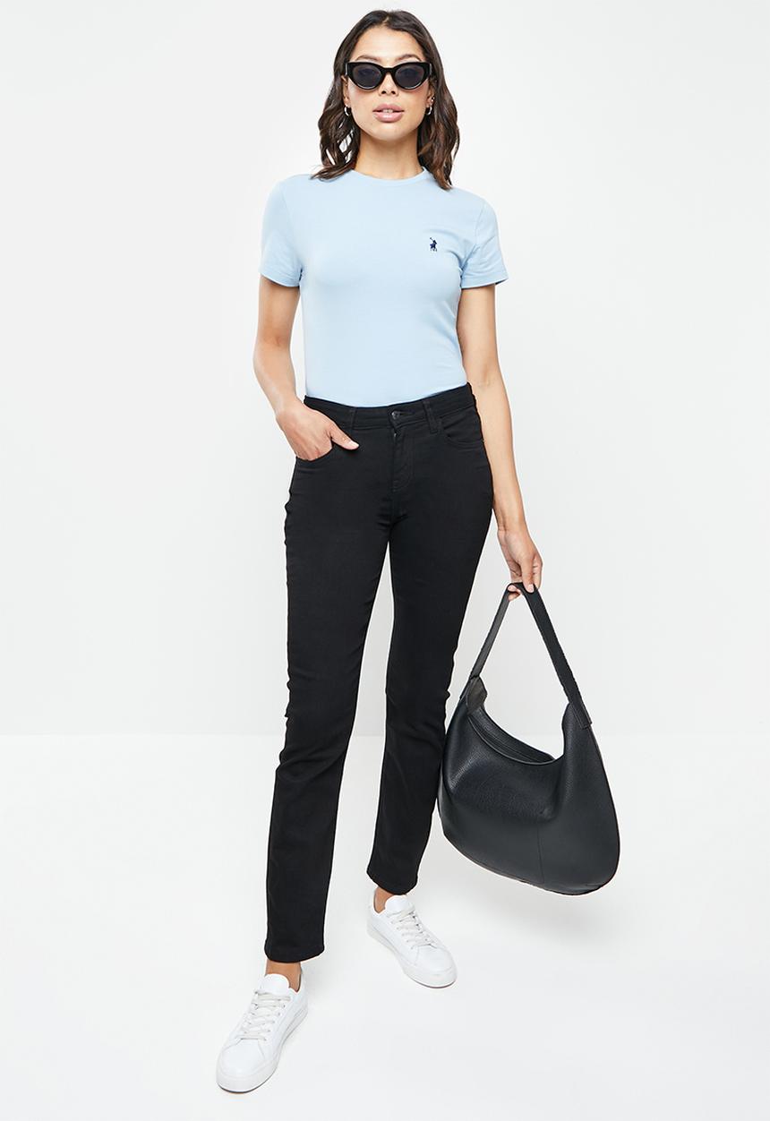 POLO - Stacey straight slim jean - black