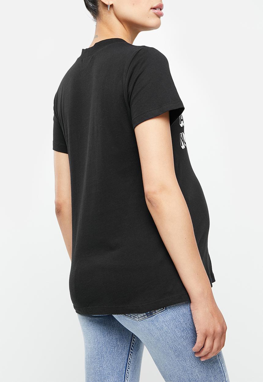 Superbalist - Printed crew neck tee - black