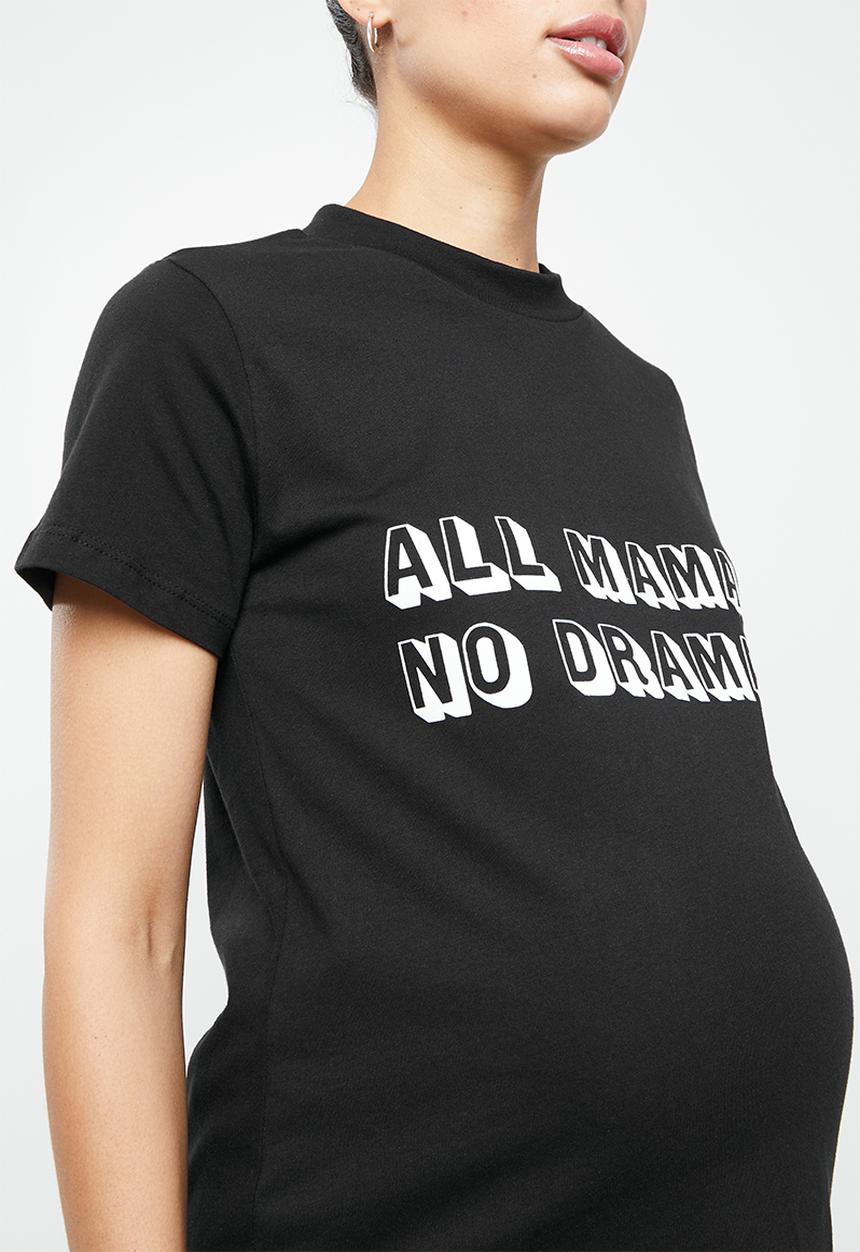 Superbalist - Printed crew neck tee - black