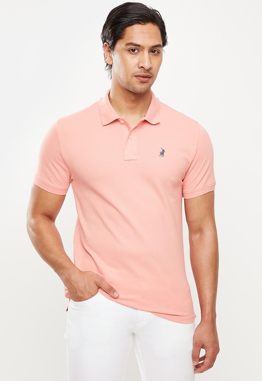 POLO - Carter pique short sleeve golfer - light pink