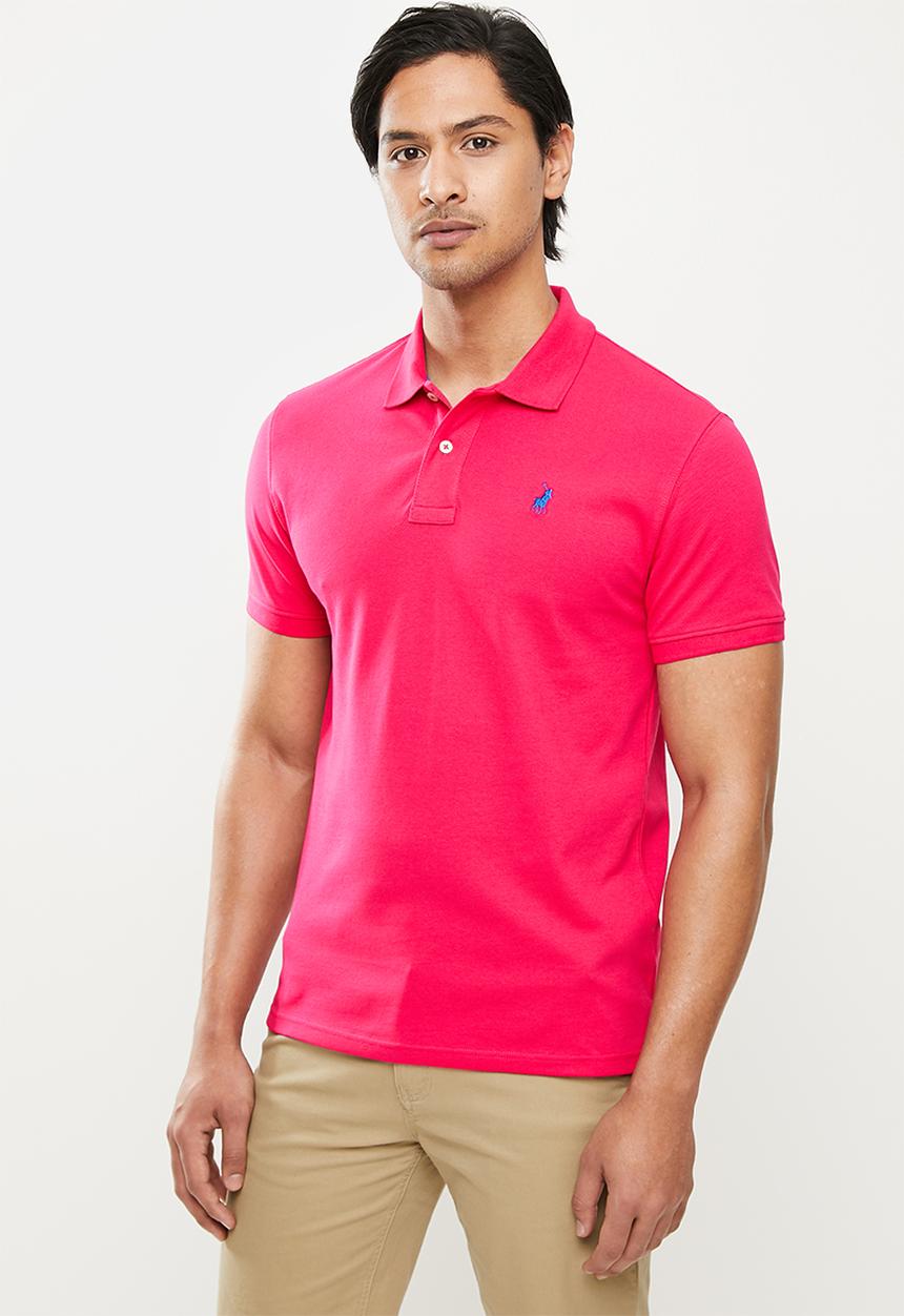 POLO - Carter pique short sleeve golfer - cerise