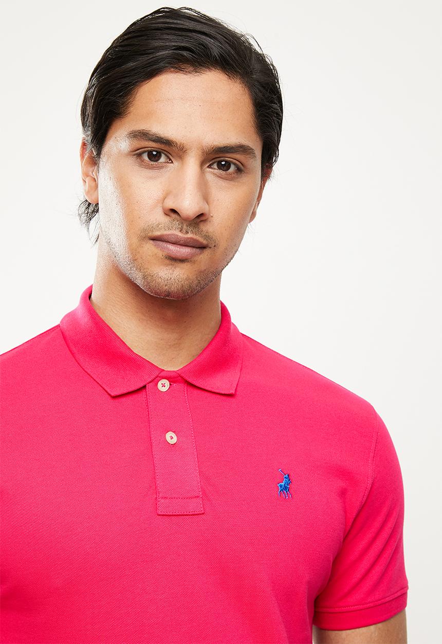 POLO - Carter pique short sleeve golfer - cerise
