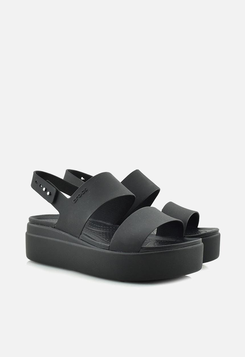 Crocs - Crocs brooklyn low wedge w - black