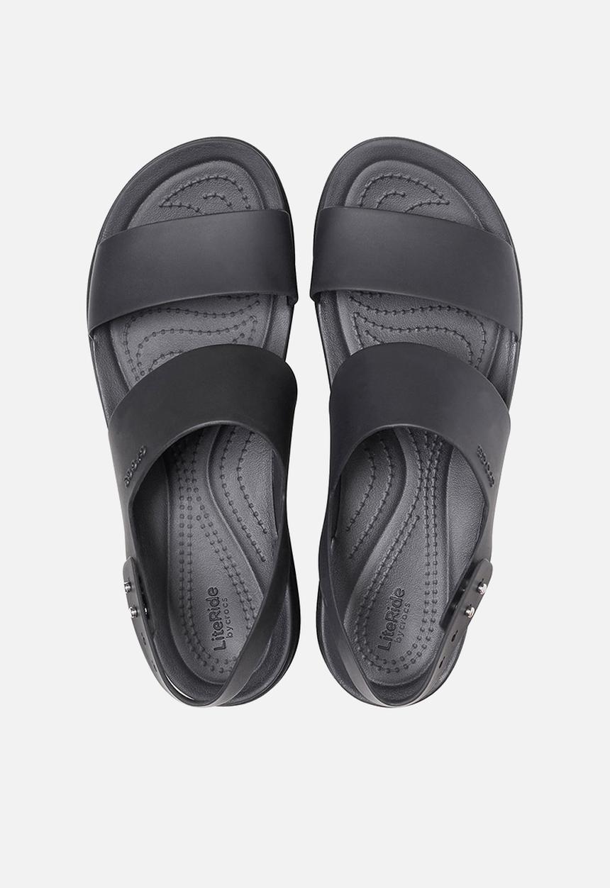 Crocs - Crocs brooklyn low wedge w - black