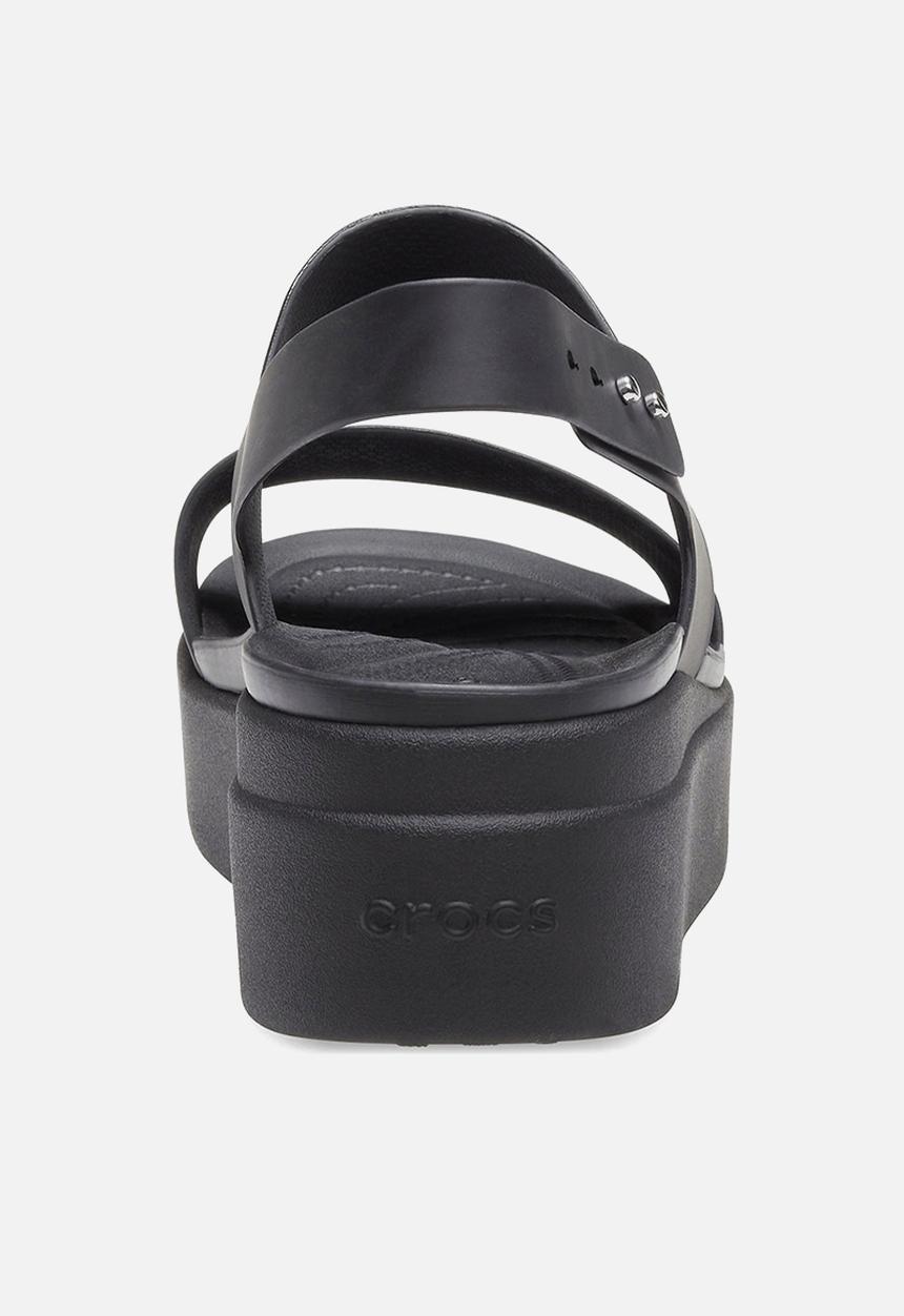 Crocs - Crocs brooklyn low wedge w - black