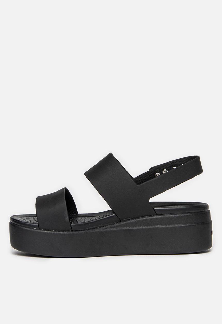 Crocs - Crocs brooklyn low wedge w - black