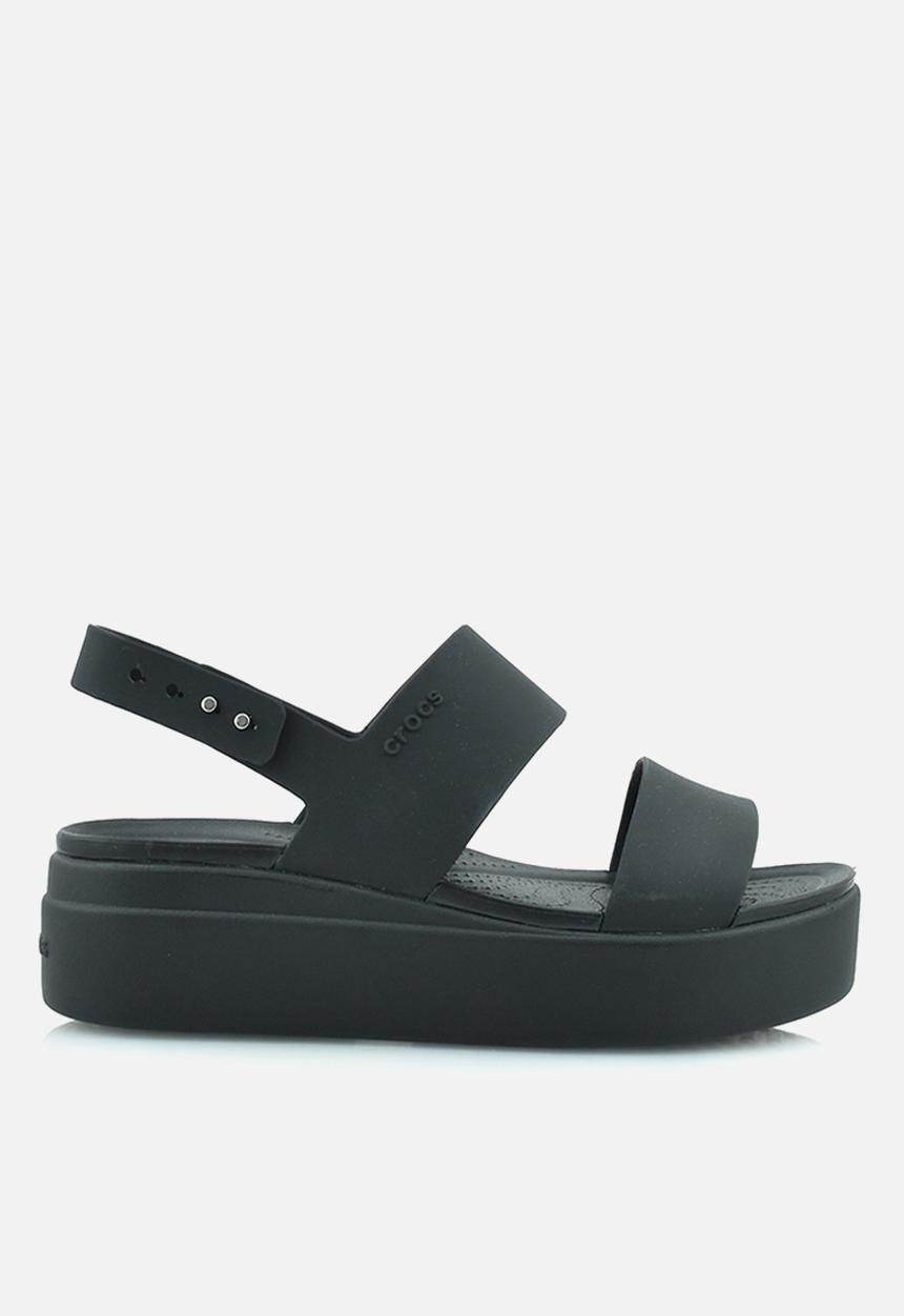 Crocs - Crocs brooklyn low wedge w - black