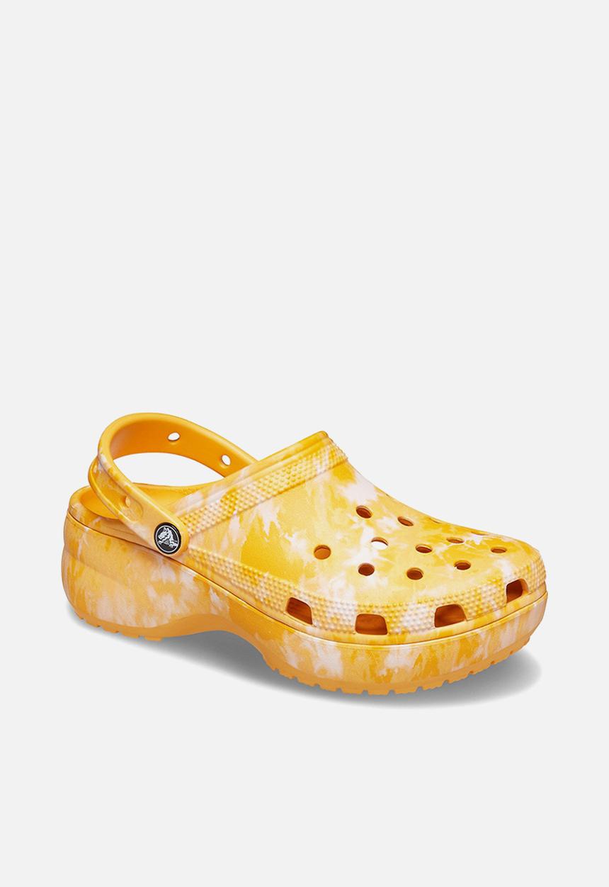 Crocs - Classic platform graphic clog w - orange sorbet