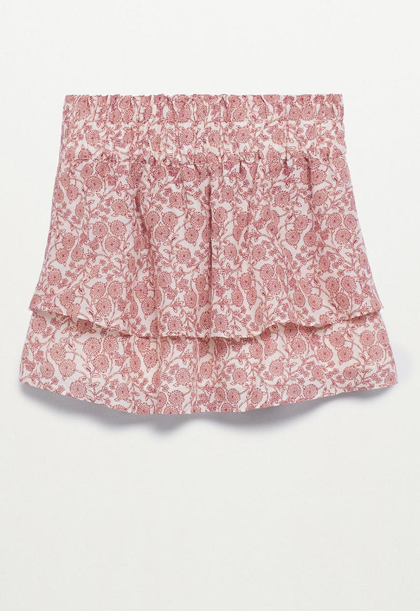 MANGO - Skirt korfu - natural white