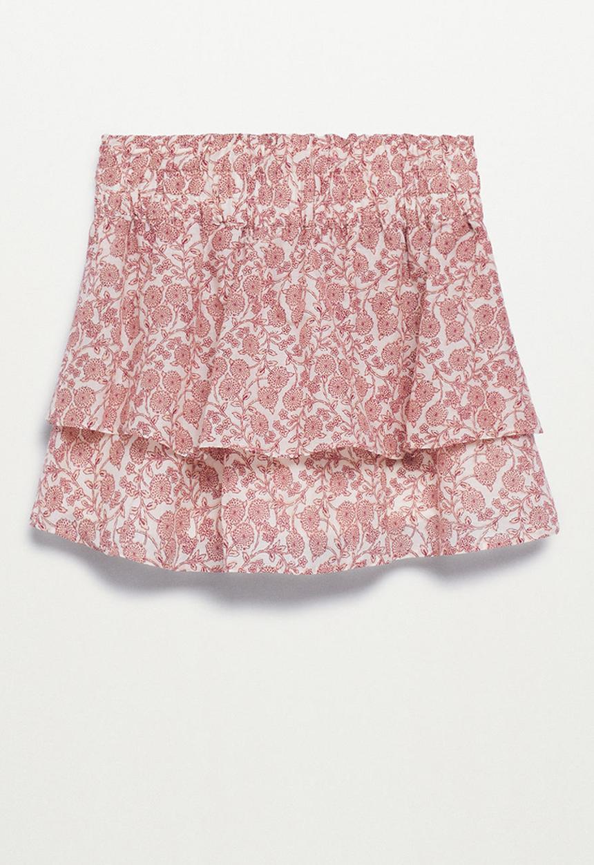 MANGO - Skirt korfu - natural white