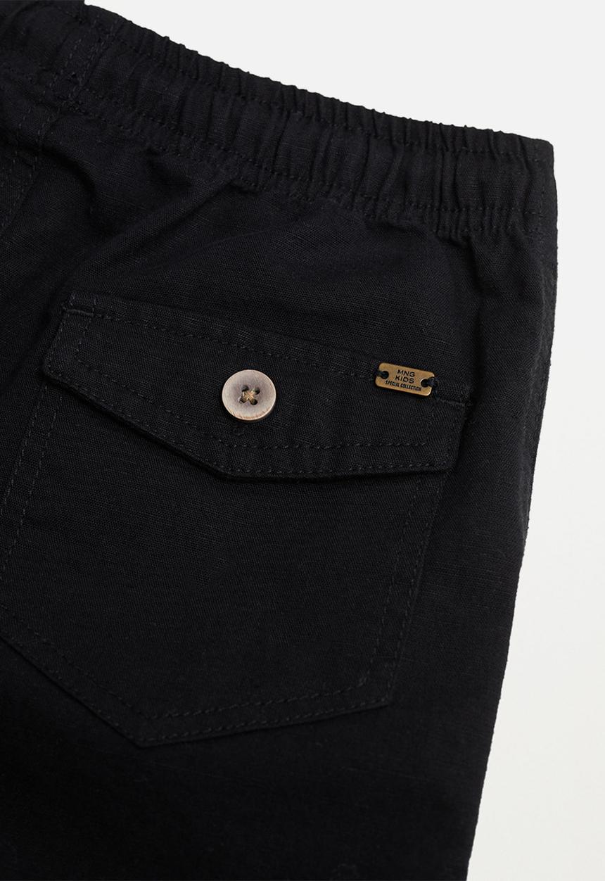 MANGO - Bermuda shorts - black