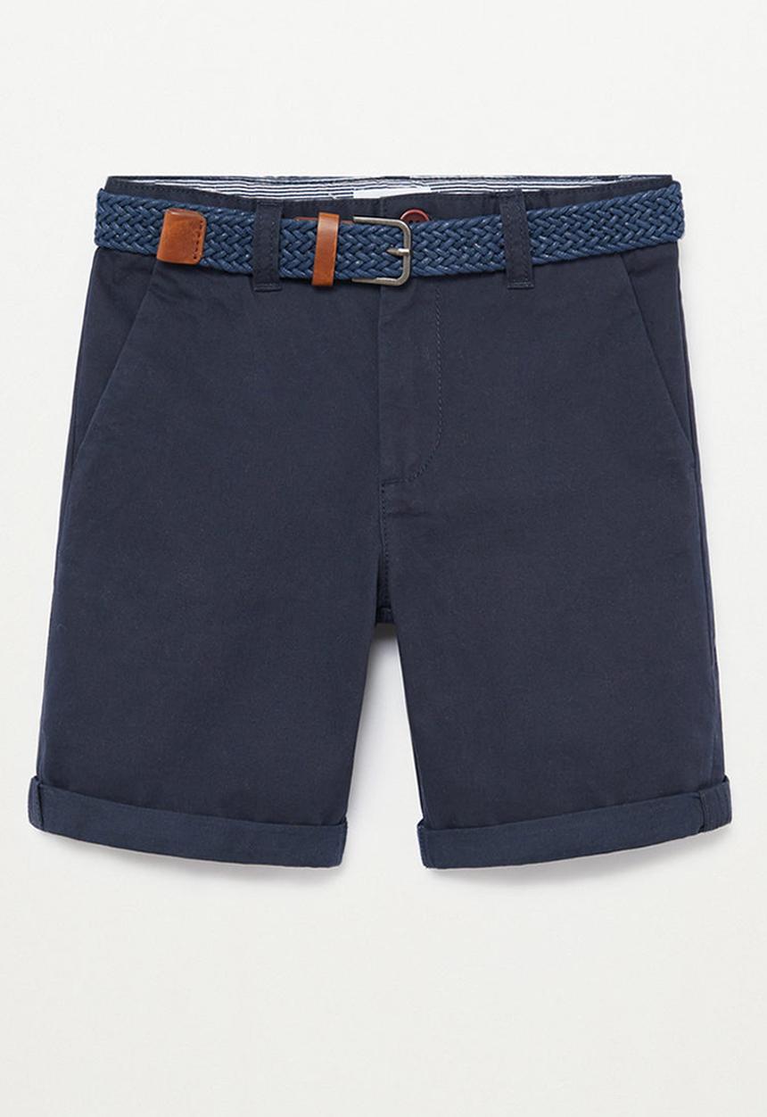 MANGO - Bermuda shorts picoc - navy