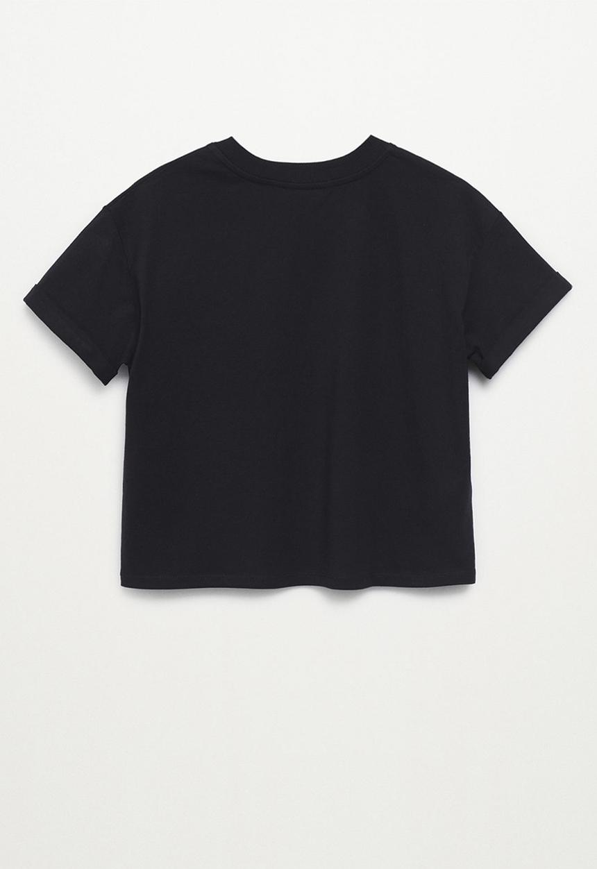 MANGO - T-shirt laura - black