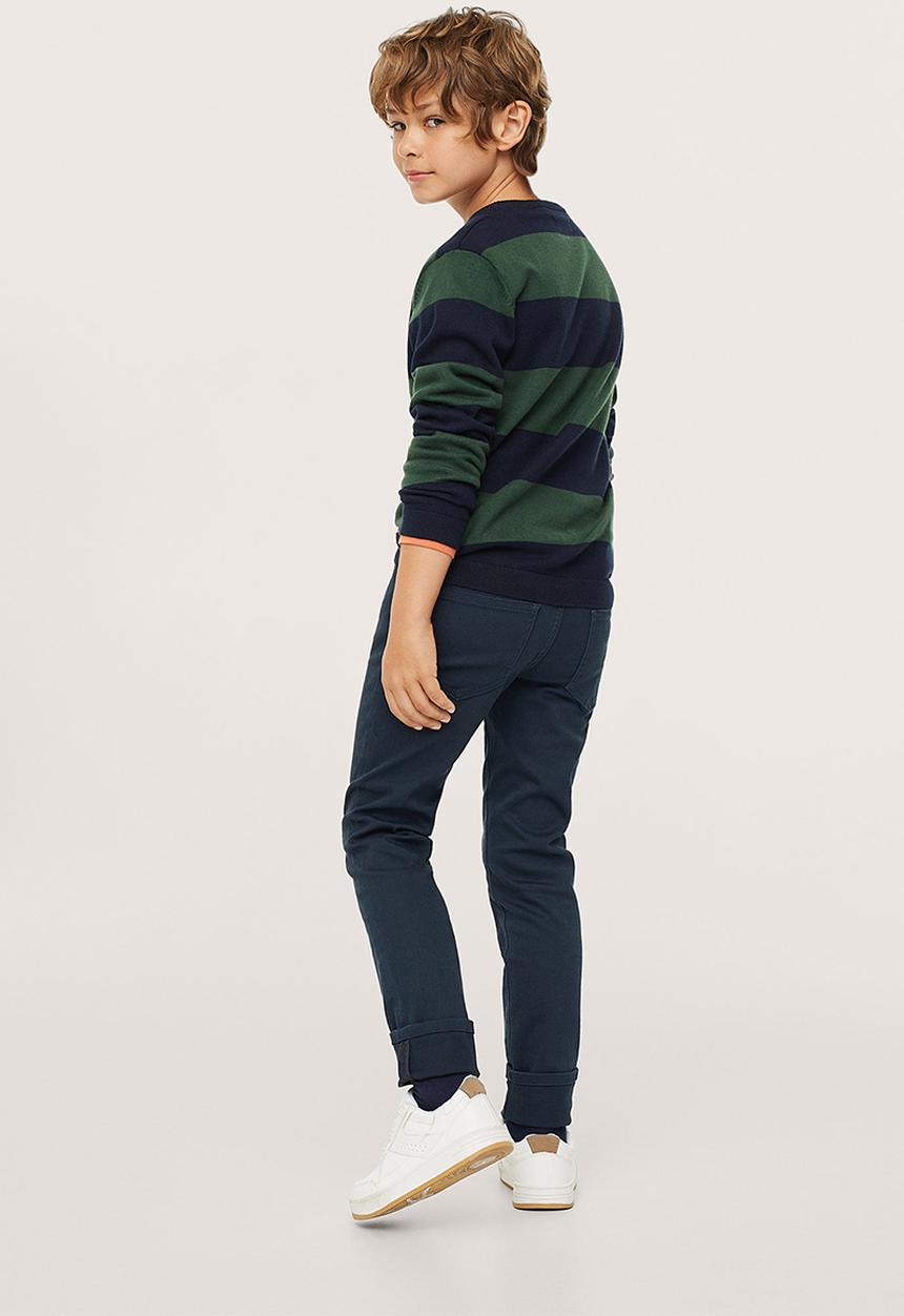 MANGO - Trousers peru - dark navy