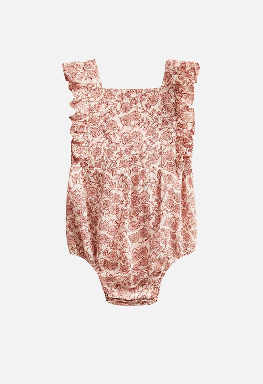 MANGO - Playsuit korfu - pink & white 