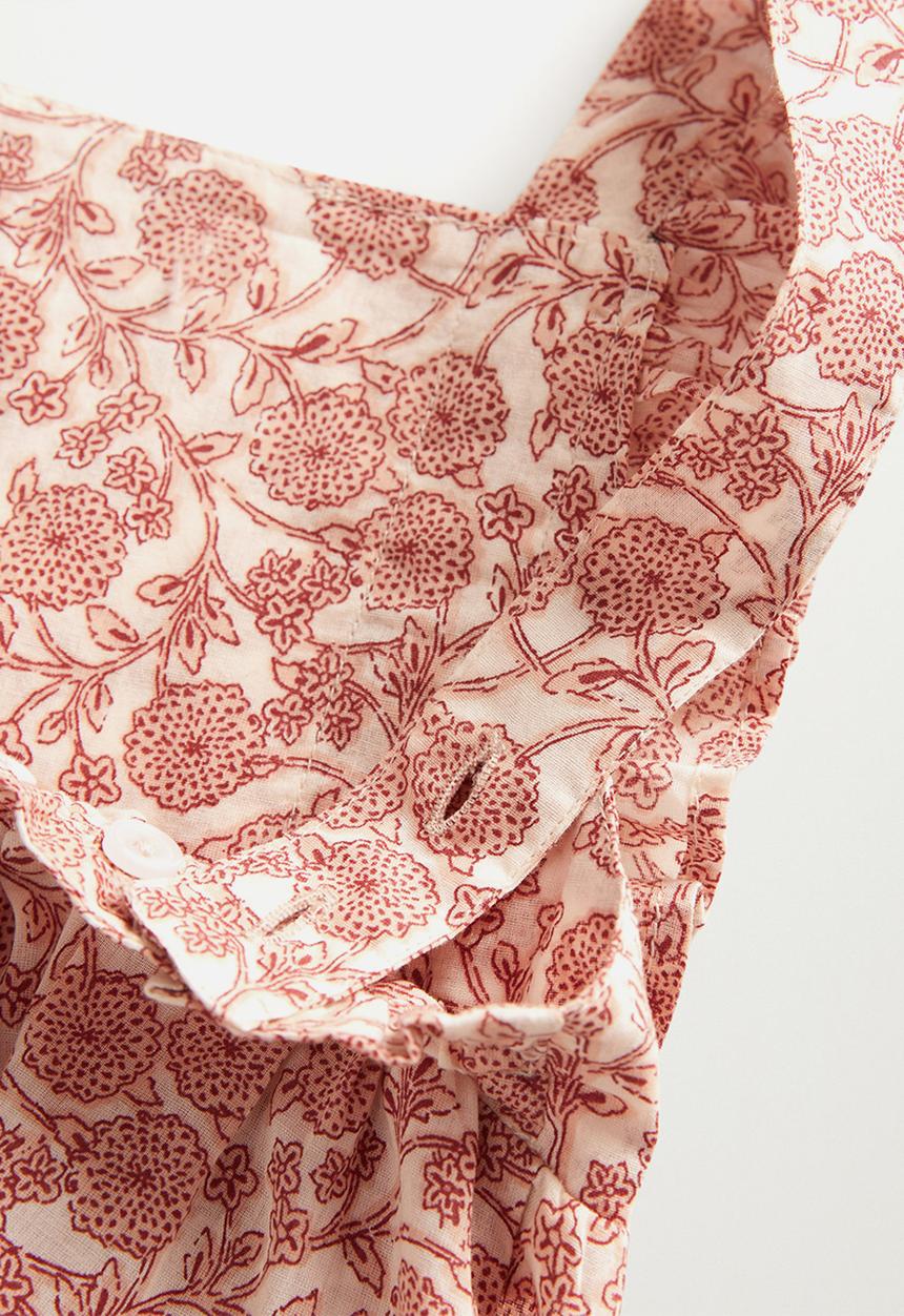 MANGO - Playsuit korfu - pink & white 