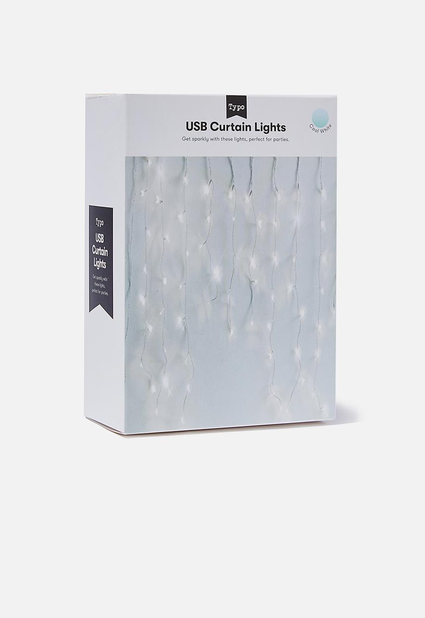 Typo - Usb curtain lights - clear light
