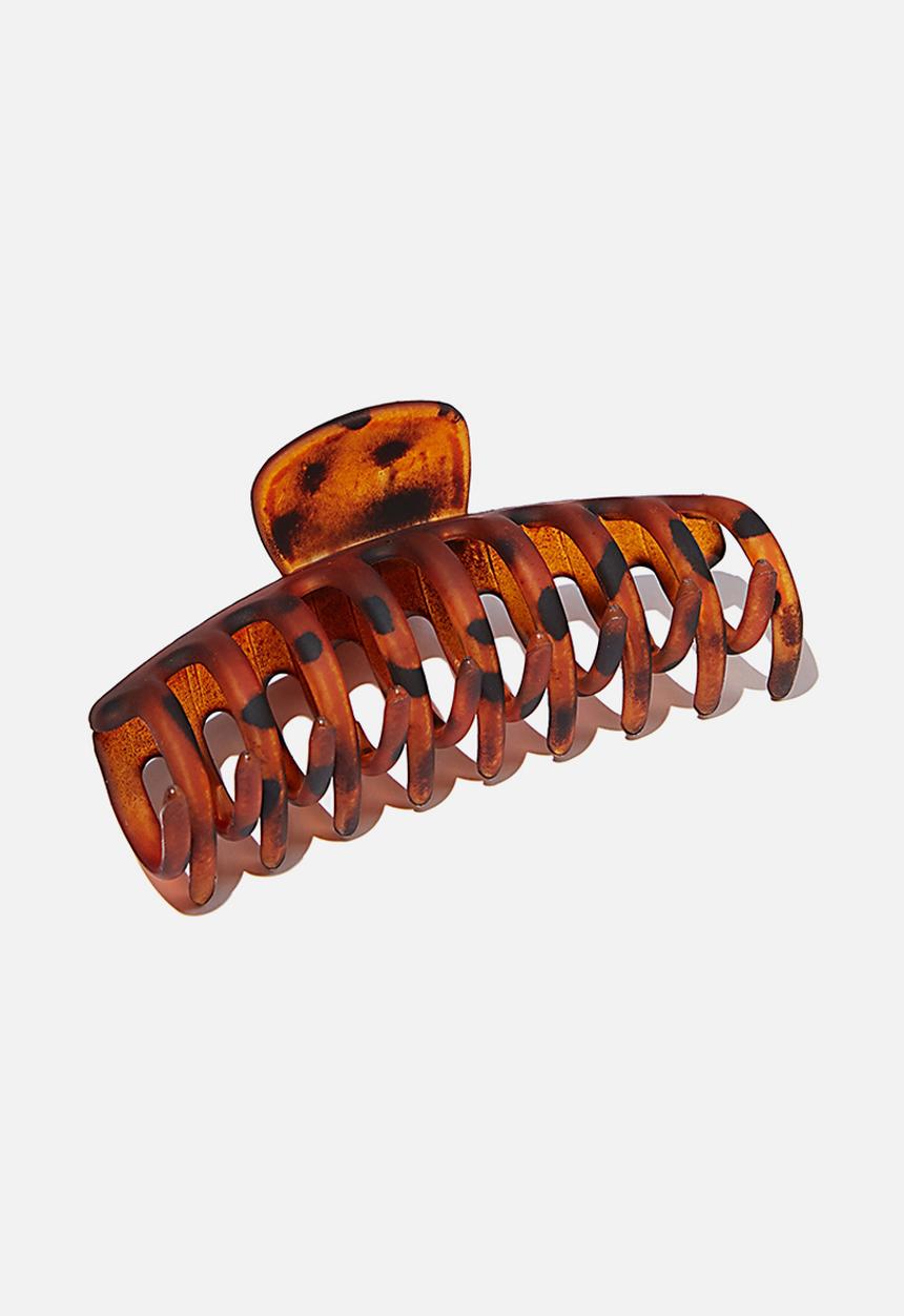 Rubi - Rachel hair claw - matte tort