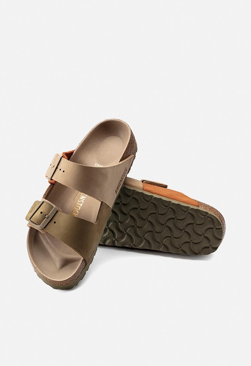 Birkenstock - Arizona split nubuck regular - sandcastle & faded khaki