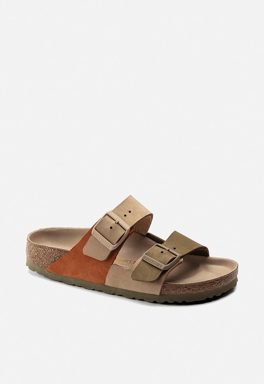 Birkenstock - Arizona split nubuck regular - sandcastle & faded khaki